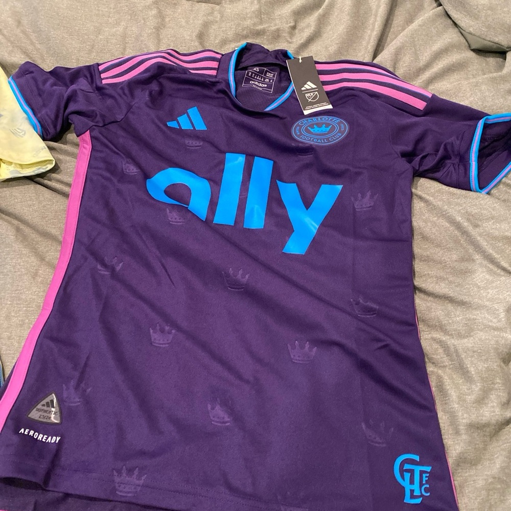 adidas Purple and Blue Athletic Jersey